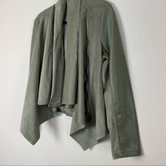 Blank NYC olive green jacket womens size large - Picture 4 of 10